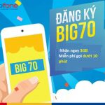 Chọn đăng ký gói BIG70 MobiFone 70k có ngay 3GB, gọi FREE dưới 10 phút